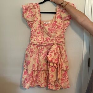 Anabelle Southern Belle Layered Mini Dress (m) worn once much lighter in person